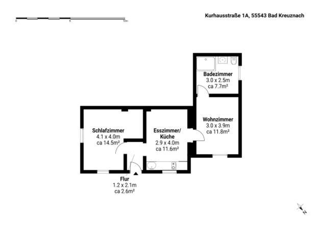 Altstadt Apartment Am Wasser Mit Parkplatz Und Riesigem Garten Bad Kreuznach Exterior foto